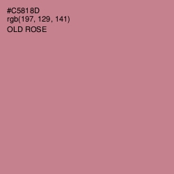 #C5818D - Old Rose Color Image