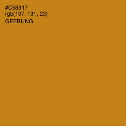 #C58317 - Geebung Color Image