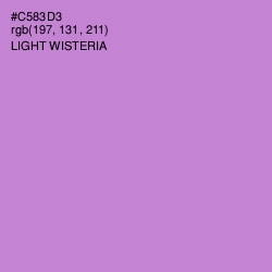 #C583D3 - Light Wisteria Color Image
