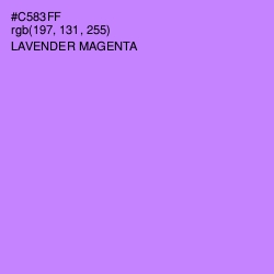 #C583FF - Lavender Magenta Color Image