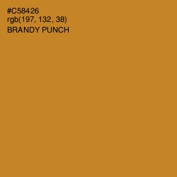 #C58426 - Brandy Punch Color Image