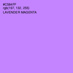 #C584FF - Lavender Magenta Color Image