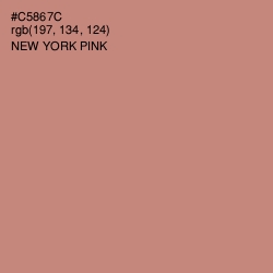 #C5867C - New York Pink Color Image