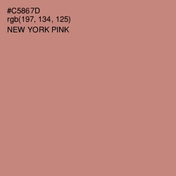 #C5867D - New York Pink Color Image