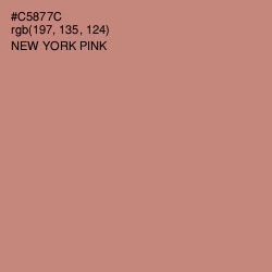 #C5877C - New York Pink Color Image