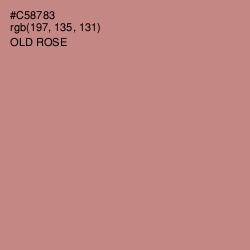 #C58783 - Old Rose Color Image