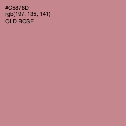 #C5878D - Old Rose Color Image