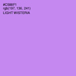 #C588F1 - Light Wisteria Color Image