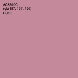 #C5899C - Puce Color Image