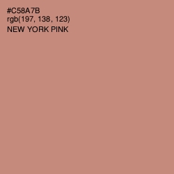 #C58A7B - New York Pink Color Image