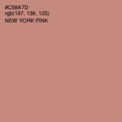 #C58A7D - New York Pink Color Image