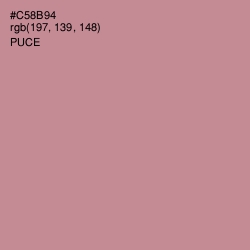 #C58B94 - Puce Color Image