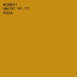 #C58D11 - Pizza Color Image