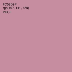 #C58D9F - Puce Color Image