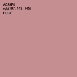 #C58F91 - Puce Color Image