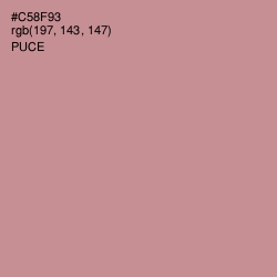 #C58F93 - Puce Color Image