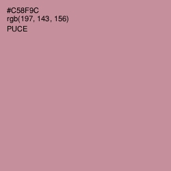 #C58F9C - Puce Color Image