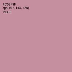 #C58F9F - Puce Color Image