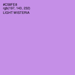 #C58FE8 - Light Wisteria Color Image