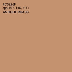 #C5926F - Antique Brass Color Image