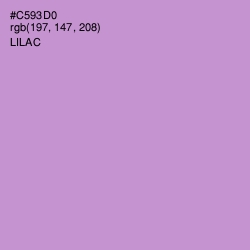 #C593D0 - Lilac Color Image