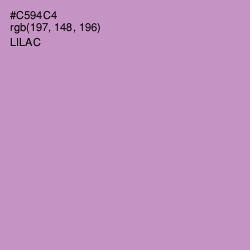#C594C4 - Lilac Color Image
