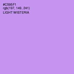 #C595F1 - Light Wisteria Color Image