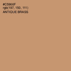 #C5966F - Antique Brass Color Image