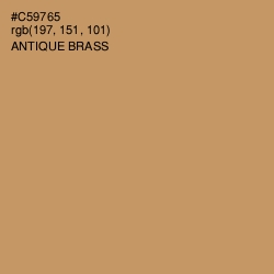 #C59765 - Antique Brass Color Image