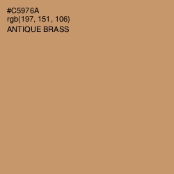 #C5976A - Antique Brass Color Image