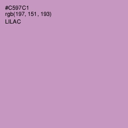 #C597C1 - Lilac Color Image