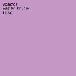 #C597C5 - Lilac Color Image