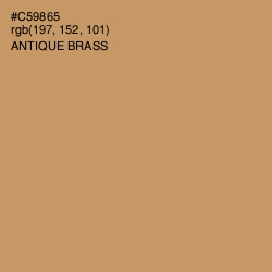 #C59865 - Antique Brass Color Image