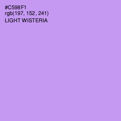 #C598F1 - Light Wisteria Color Image