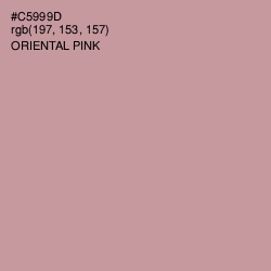 #C5999D - Oriental Pink Color Image