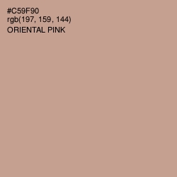 #C59F90 - Oriental Pink Color Image