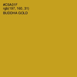 #C5A01F - Buddha Gold Color Image