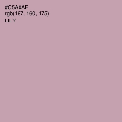 #C5A0AF - Lily Color Image