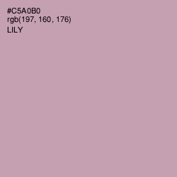 #C5A0B0 - Lily Color Image