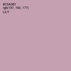 #C5A0B1 - Lily Color Image