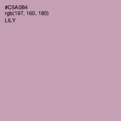 #C5A0B4 - Lily Color Image