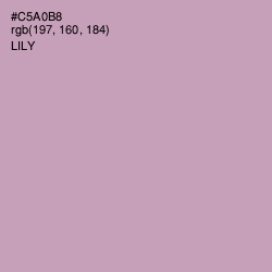 #C5A0B8 - Lily Color Image