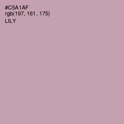 #C5A1AF - Lily Color Image