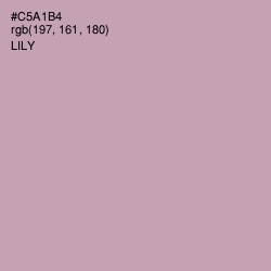 #C5A1B4 - Lily Color Image