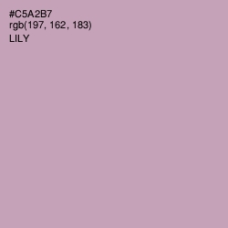 #C5A2B7 - Lily Color Image