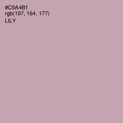 #C5A4B1 - Lily Color Image