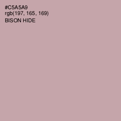 #C5A5A9 - Bison Hide Color Image