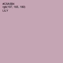 #C5A5B4 - Lily Color Image