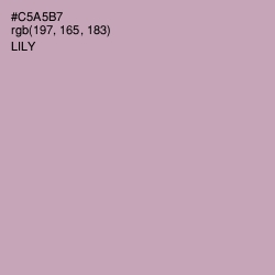 #C5A5B7 - Lily Color Image