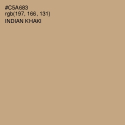 #C5A683 - Indian Khaki Color Image